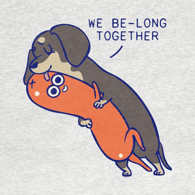 We belong together dachshund by huebucket